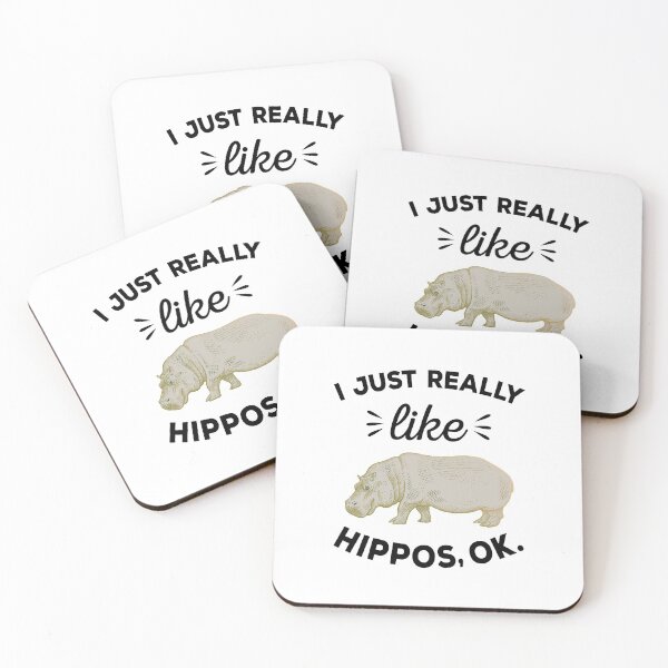 Item preview, I Just Really Like Hippos Ok - Hippos lover designed and sold by ReadyArt.