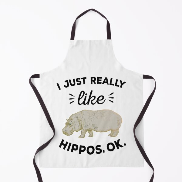 Item preview, I Just Really Like Hippos Ok - Hippos lover designed and sold by ReadyArt.