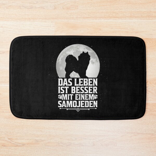Item preview, Life is better with Samoyed sled dog saying designed and sold by madgrfx.