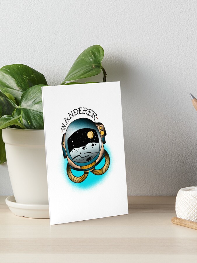 Cool Spaceman City Nasa | Art Board Print