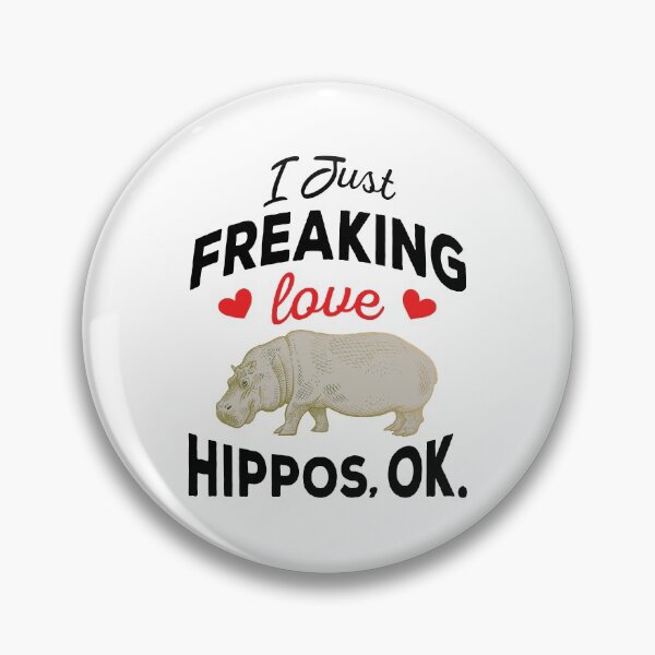 Artikelvorschau, Ich nur Freaking Love Hippos Ok - Hippos Liebhaber entworfen und verkauft von ReadyArt.