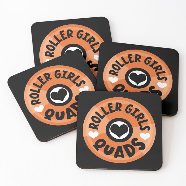 Item preview, Roller Girls Love Their Quads - Orange designed and sold by VicEllisArt.