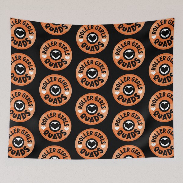 Item preview, Roller Girls Love Their Quads - Orange designed and sold by VicEllisArt.