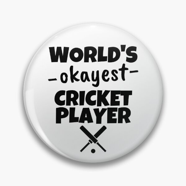 Item preview, World's okayest cricket player designed and sold by TheGreenGoat.