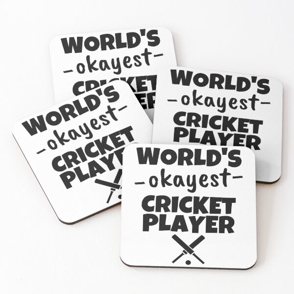 Item preview, World's okayest cricket player designed and sold by TheGreenGoat.