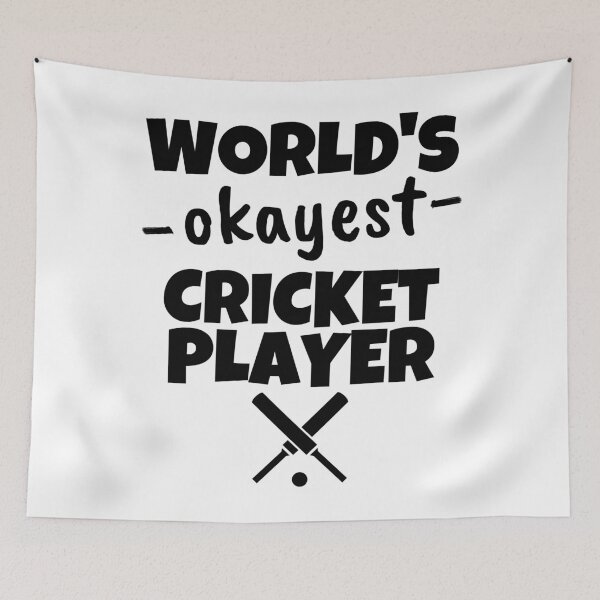 Item preview, World's okayest cricket player designed and sold by TheGreenGoat.
