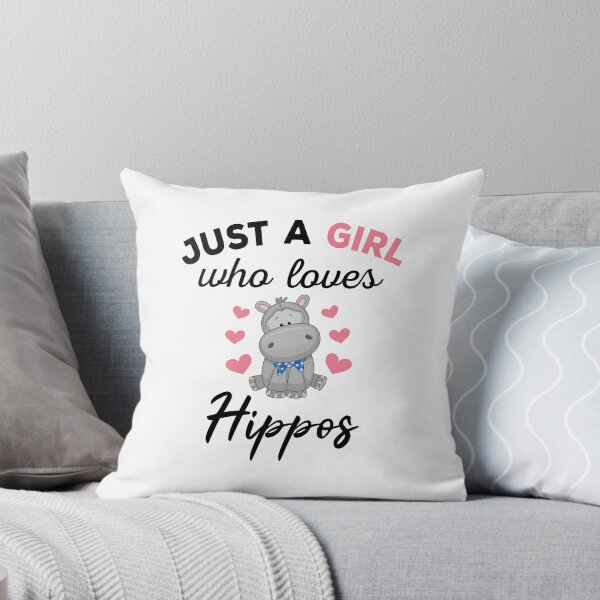 Item preview, Just A Girl Who Loves Hippos - Cute and Funny Hippos Lover designed and sold by ReadyArt.