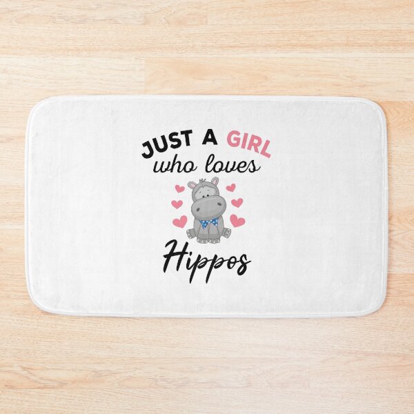 Item preview, Just A Girl Who Loves Hippos - Cute and Funny Hippos Lover designed and sold by ReadyArt.