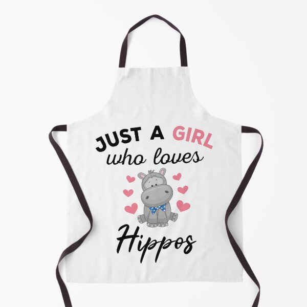 Item preview, Just A Girl Who Loves Hippos - Cute and Funny Hippos Lover designed and sold by ReadyArt.