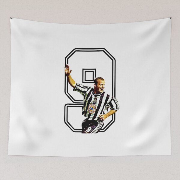 Item preview, Alan Shearer #9 Newcastle Legend designed and sold by FootyGraphs.