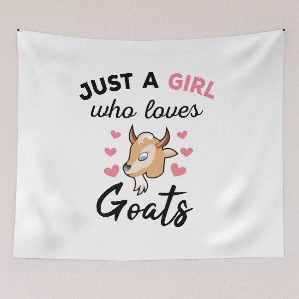 Item preview, Just A Girl Who Loves Goats - Cute and Funny Goats Lover designed and sold by ReadyArt.