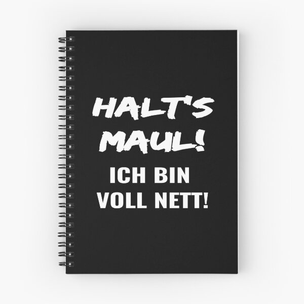 Artikelvorschau, Lustiger Spruch Halt's Maul ich Bin voll nett Geschenk entworfen und verkauft von niedi18.