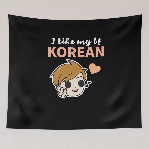 Item preview, I like My Boyfriend Korean - kawaii Kpop Idol designed and sold by GLwithUs.