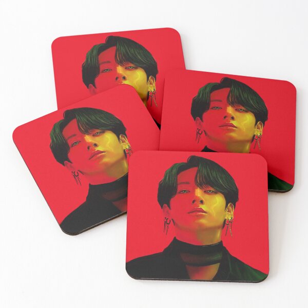 Item preview, JUNGKOOK- Red JK designed and sold by Valentina Reale.