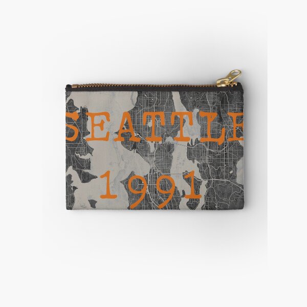 Item preview, Seattle 1991 gray and orange designed and sold by Interpret108.