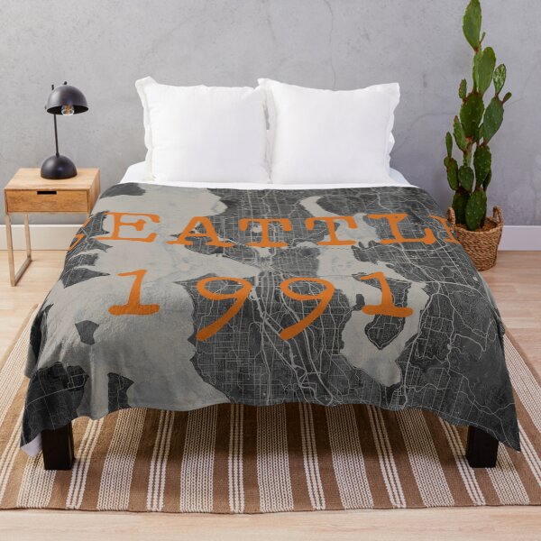 Item preview, Seattle 1991 gray and orange designed and sold by Interpret108.