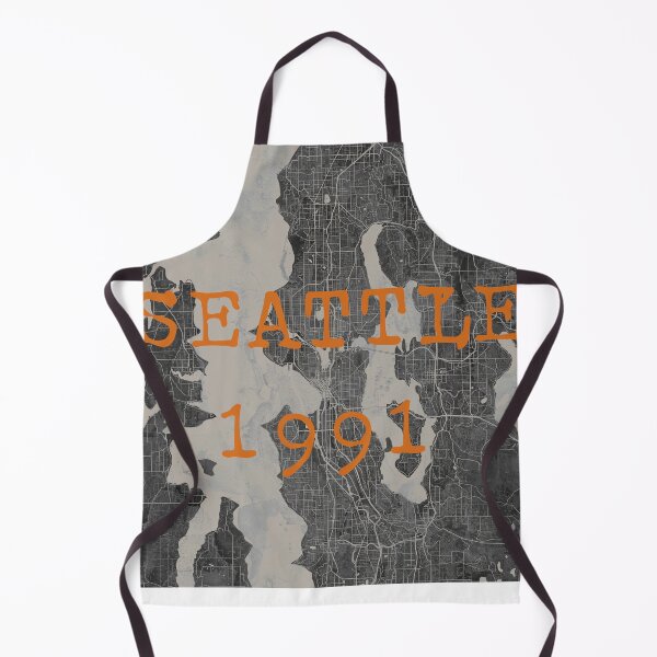 Item preview, Seattle 1991 gray and orange designed and sold by Interpret108.