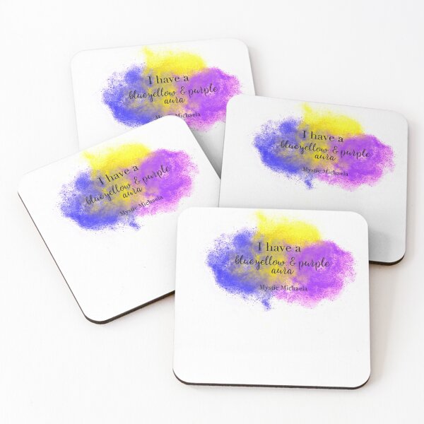 Item preview, Blue yellow and purple aura designed and sold by FeliciaDicki.