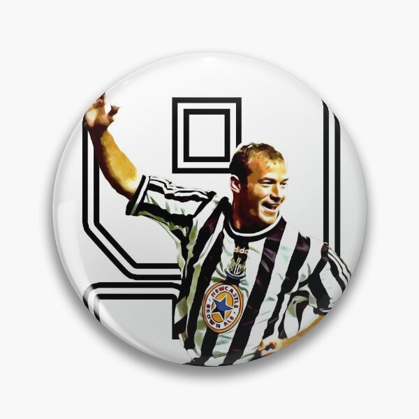Item preview, Alan Shearer #9 Newcastle Legend designed and sold by FootyGraphs.