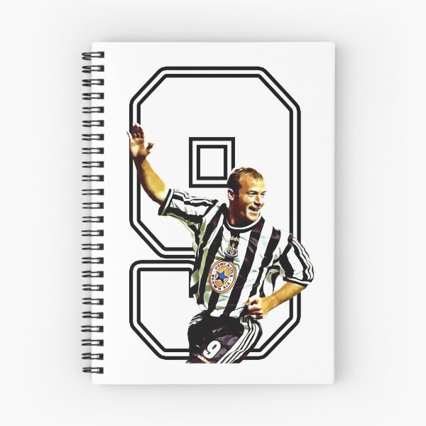 Item preview, Alan Shearer #9 Newcastle Legend designed and sold by FootyGraphs.