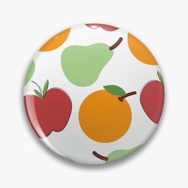 Item preview, Cute Fruits Pattern - Apples Pears and Oranges designed and sold by EvelinePatterns.