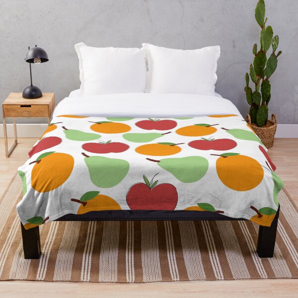Item preview, Cute Fruits Pattern - Apples Pears and Oranges designed and sold by EvelinePatterns.