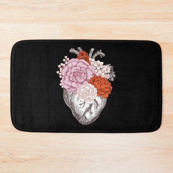 Item preview, Human Heart in Flowers Design Anatomy Cardiologist Design designed and sold by enjoytheshirt.