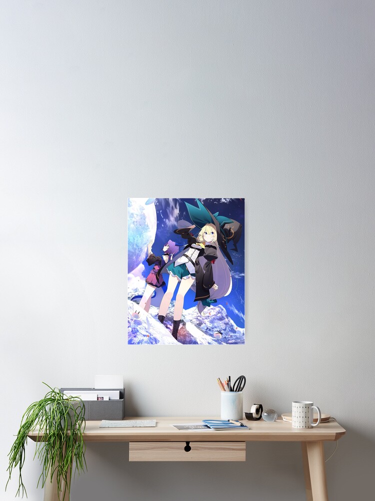 Azusa Aizawa and Laika - Slime Taoshite 300-nen Poster for Sale by  Starbubblepress