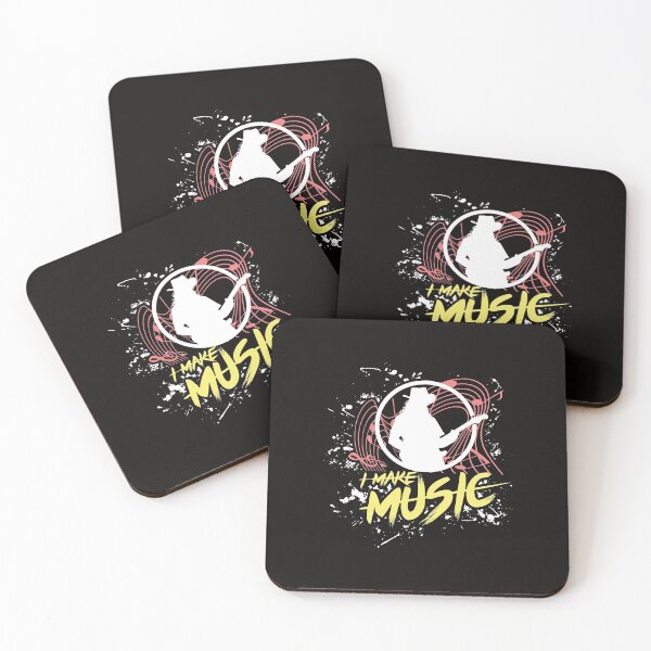 Item preview, Guitarist surrounded by musical note, i make music designed and sold by JeremyMadaci.