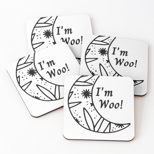 Item preview, I'm Woo!  Black font designed and sold by FeliciaDicki.