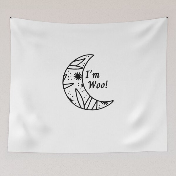 Item preview, I'm Woo!  Black font designed and sold by FeliciaDicki.