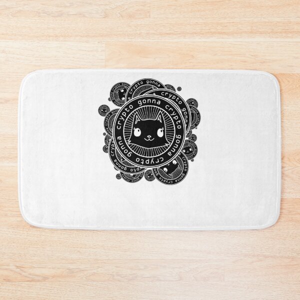 Item preview, Inverse Crypto Gonna Crypto Cat Coin designed and sold by FeliciaDicki.
