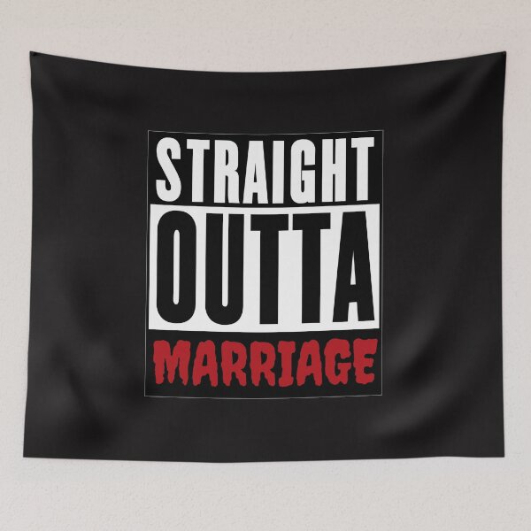 Item preview, Divorcee Gift - Straight Outta Marriage designed and sold by TrndSttr.