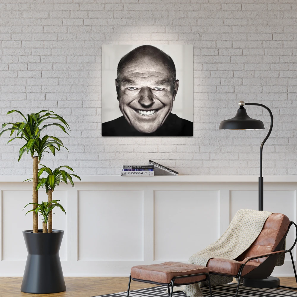 Hank Schrader Dean norris creepy face Photographic Print for Sale by  memelordKING