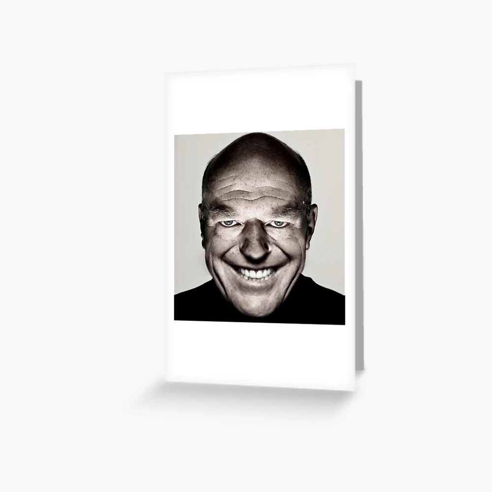 Hank Schrader Dean norris creepy face Photographic Print for Sale by  memelordKING