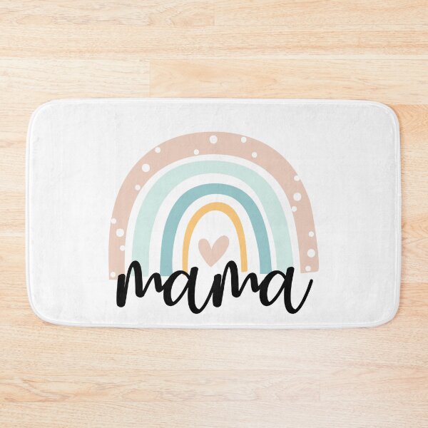 Item preview, Mama Rainbow Happy Heart | Mama Mothers Day Rainbow Heart designed and sold by Rabbitti.