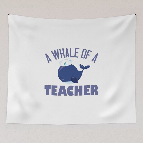 Item preview, A Whale of a Teacher designed and sold by TrndSttr.