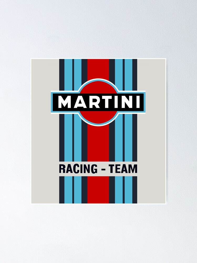 "MARTINI RACING poster" Poster for Sale by benbdprod Redbubble