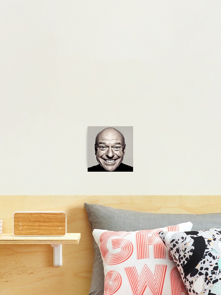 Hank Schrader Dean norris creepy face Photographic Print for Sale by  memelordKING