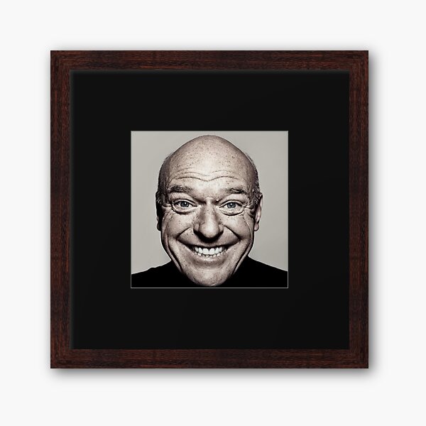 Hank Schrader Dean norris creepy face Photographic Print for Sale by  memelordKING