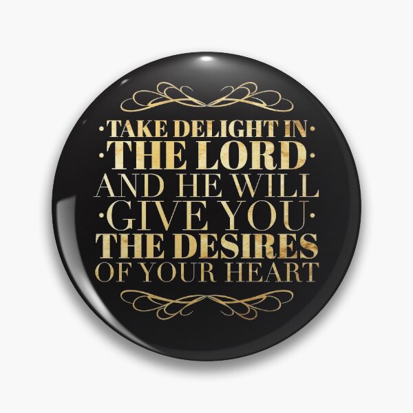 Item preview, Take Delight in the Lord - Psalm 37:4 Bible Verse designed and sold by TrndSttr.