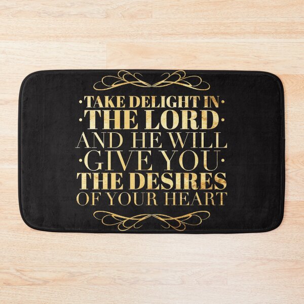 Item preview, Take Delight in the Lord - Psalm 37:4 Bible Verse designed and sold by TrndSttr.
