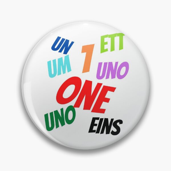 Item preview, The Number 1  in multiple languages designed and sold by ajtechdesigns.
