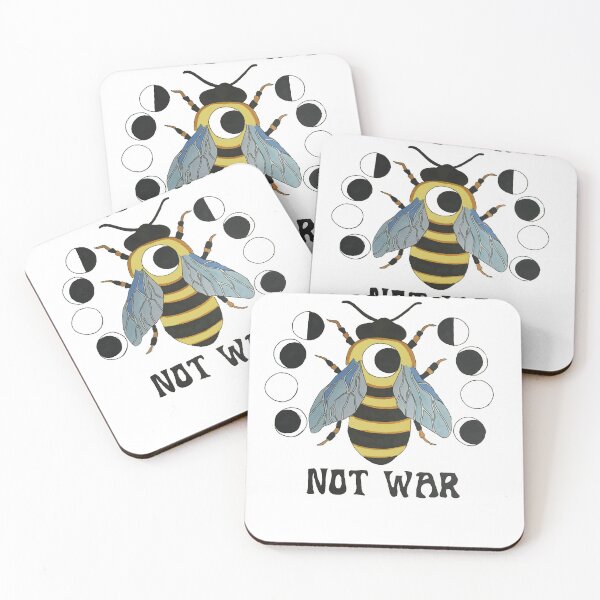 Item preview, make honey no war designed and sold by FeliciaDicki.