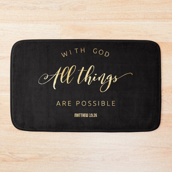 Item preview, With God All Things are Possible - Matthew 19:26 designed and sold by TrndSttr.