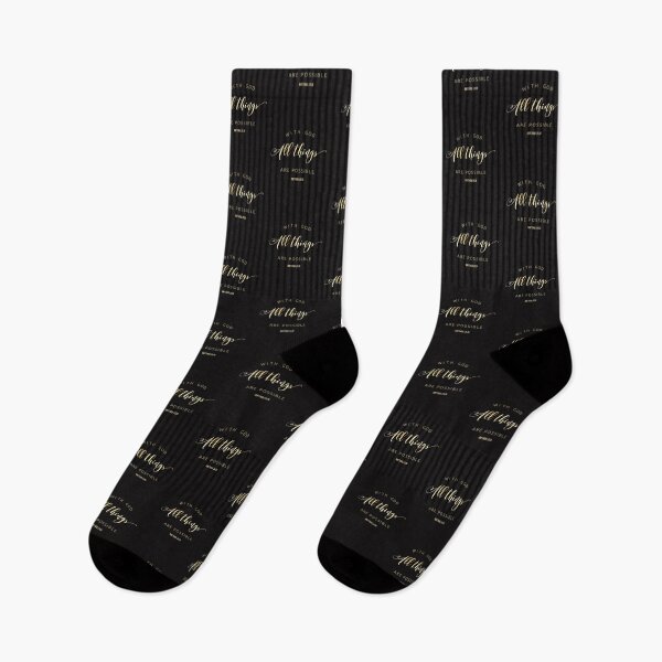 Item preview, With God All Things are Possible - Matthew 19:26 designed and sold by TrndSttr.