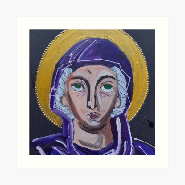 LYDIA MODERN ICON Art Print
