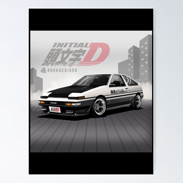 Initial D AE86 Trueno Tofu Car Cushion Pillows