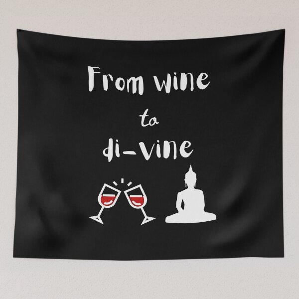 Item preview, From wine to divine designed and sold by eyoginminimal.