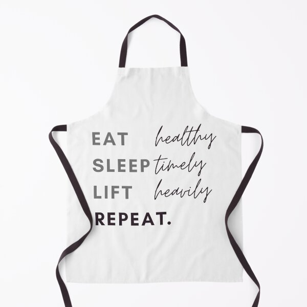 Item preview, Eat healthy Sleep timely Lift heavily Repeat designed and sold by CreativTEES !.